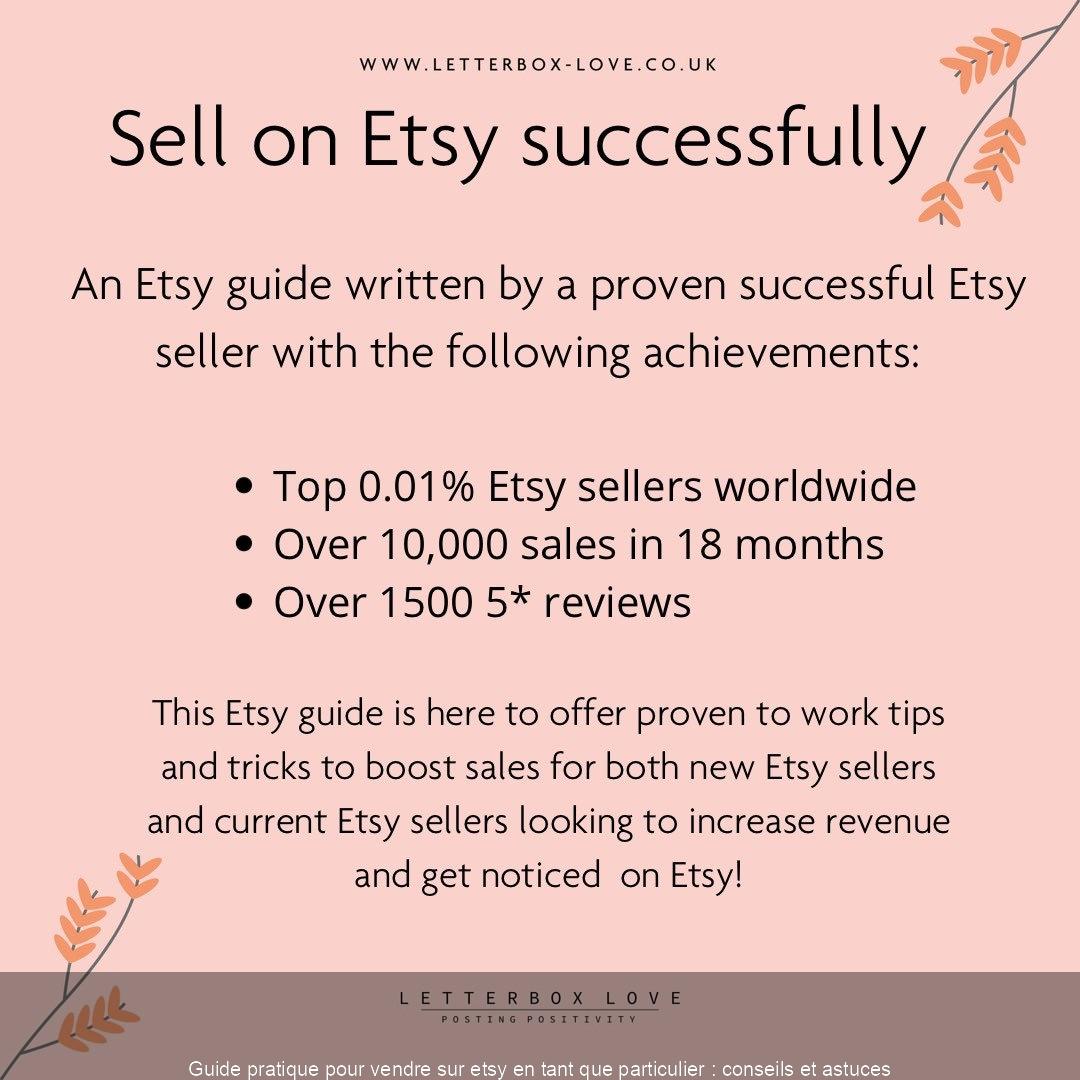 Guide pratique pour vendre sur etsy en tant que particulier conseils